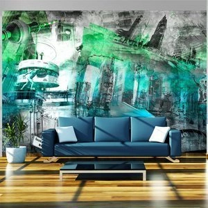 Fototapeta - Berlin - kolaż (zielony)