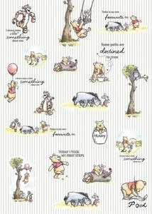 Fototapeta ścienna Winnie Pooh - Stripes DX4-001