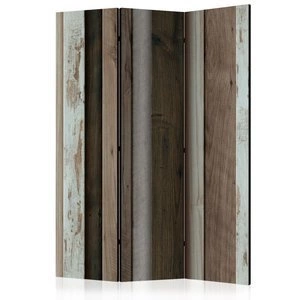 Parawan 3-częściowy - Drewniany wachlarz [Room Dividers]