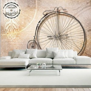 Fototapeta - Vintage bicycles - sepia