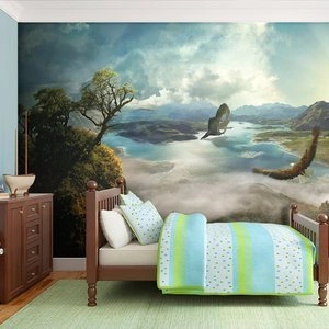 Fototapeta - Lot nad jeziorem