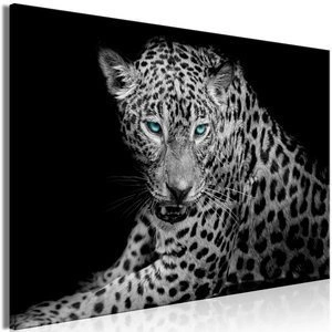 Obraz - Portret lamparta (1-częściowy) szeroki