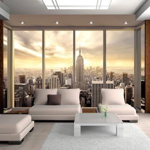 Fototapeta - Poranek pośród drapaczy chmur