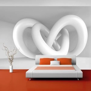 Fototapeta - Biały splot