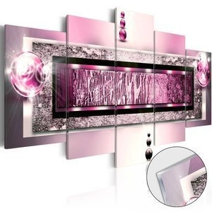 Obraz na szkle akrylowym - Cyklamenowy sen [Glass]