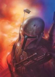Obraz ścienny Star Wars Classic Mandalorian WB105
