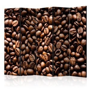 Parawan 5-częściowy - Roasted coffee beans II [Room Dividers]