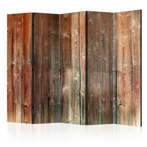 Parawan 5-częściowy - Leśna chatka II [Room Dividers]
