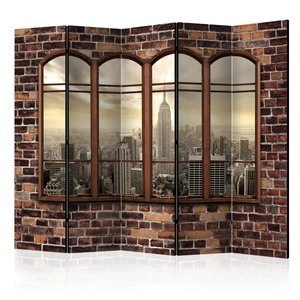 Parawan 5-częściowy - Niezwykły widok II [Room Dividers]