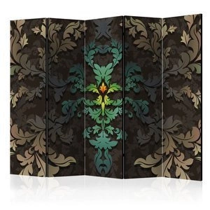 Parawan 5-częściowy - Tańczące liście II [Room Dividers]