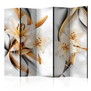 Parawan 5-częściowy - Niewinność lilii II [Room Dividers]