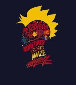 Fototapeta ścienna Captain Marvel saves the World IADX5-063