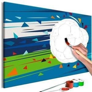 Obraz do samodzielnego malowania - Strzał i gol!