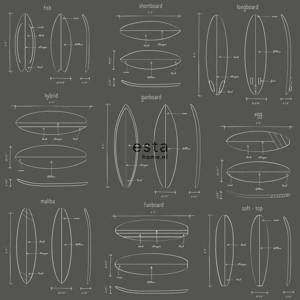 Tapeta ścienna Esta Home 128872 Regatta Crew - Surf Edition