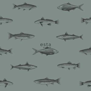 Tapeta ścienna Esta Home 128874 Regatta Crew - Surf Edition