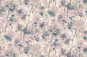 Fototapeta ścienna z roślinnym motywem w odcieniu różu V129-2