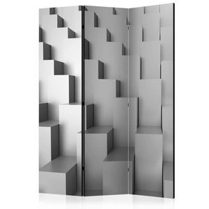 Parawan 3-częściowy - Świątynia abstrakcji [Room Dividers]