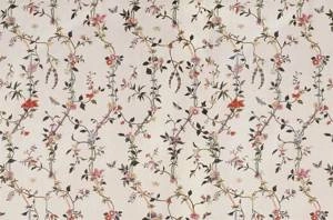 Fototapeta ścienna z roślinnym wzorem kwiaty na różowym tle V121-2