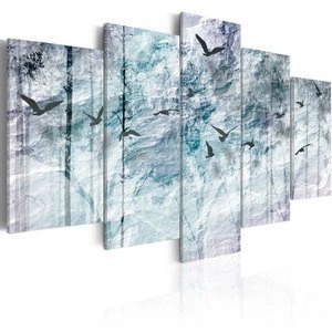 Obraz - Niebieski las