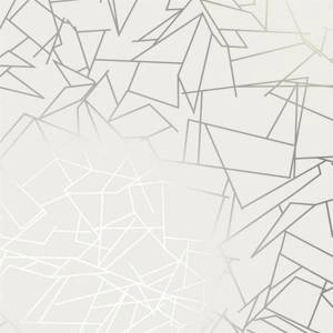 Tapeta ścienna Angles pewter / white stone Erica Wakerly