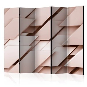 Parawan 5-częściowy - Think Pink II [Room Dividers]