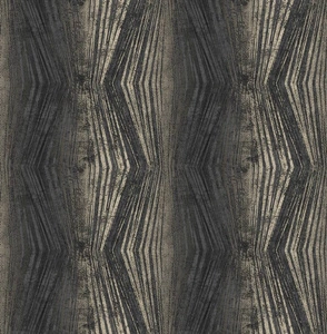 Czarno-srebrna tapeta geometryczna wzór romby