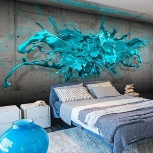 Fototapeta - Niebieski Kleks