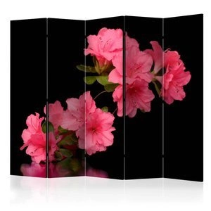 Parawan 5-częściowy - Azalea in Black II [Room Dividers]