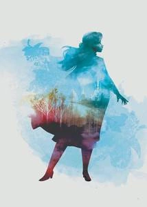 Obraz ścienny Frozen Anna Aquarell WB078