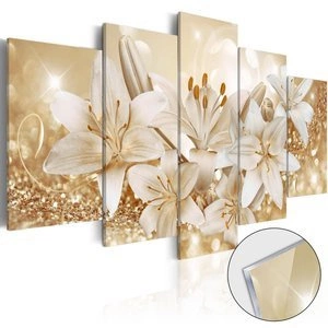 Obraz na szkle akrylowym - Złoty bukiet [Glass]