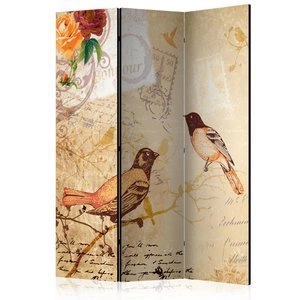 Parawan 3-częściowy - Bonjour [Room Dividers]