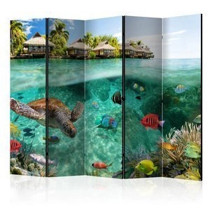 Parawan 5-częściowy - Pod powierzchnią wody II [Room Dividers]