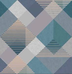 Geometryczna tapeta winylowa kwadraty