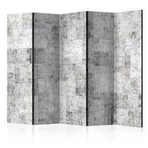 Parawan 5-częściowy - Beton: Szare miasto II [Room Dividers]